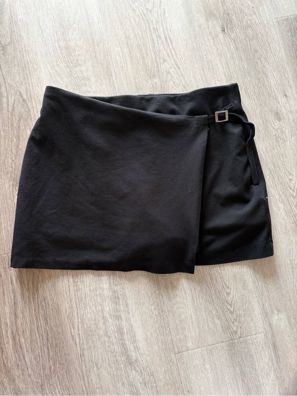 Kenneth Cole Women's Asymmetrical Faux-Wrap Skort mini skirt